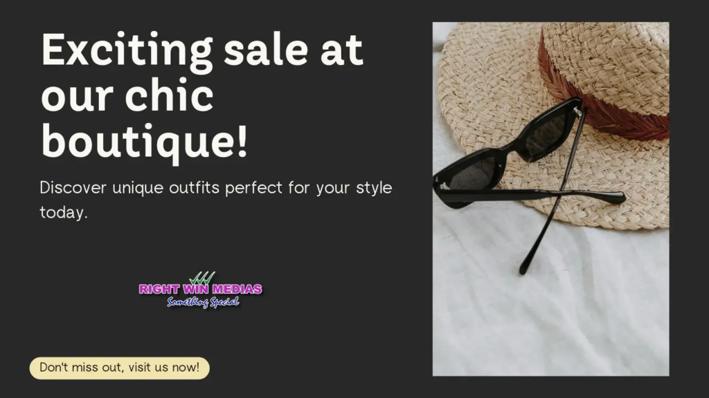 Exciting sale at our chic boutique for teen girls and women. Discover unique outfits perfect for your style today.